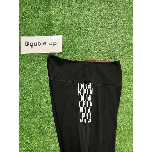 VICTORIAS SECRET VS PINK ULTIMATE Exercise WOMENS Size Large YOGA SPANDEX Black - Picture 6 of 6